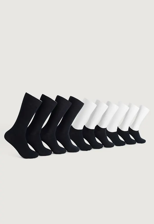 Studio Total - Strumpor 10-pack Mixed Socks - Svart - 40/45
