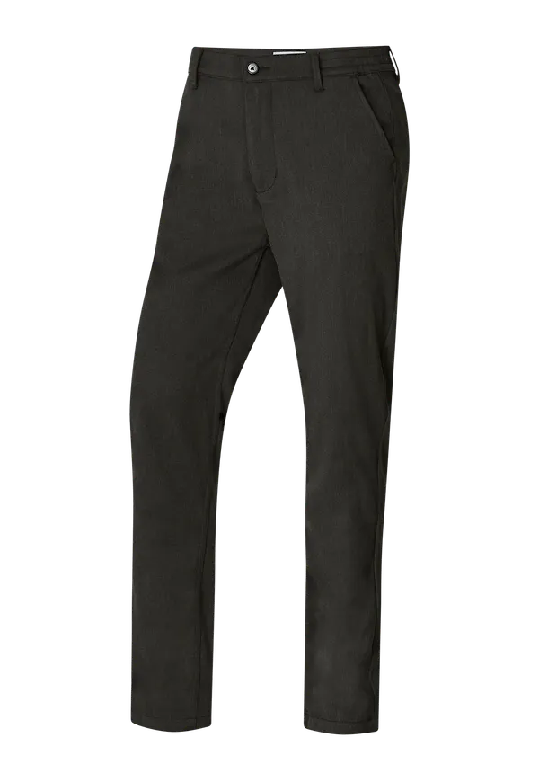 Studio Total - Tapered Twill Trousers - Svart - W36