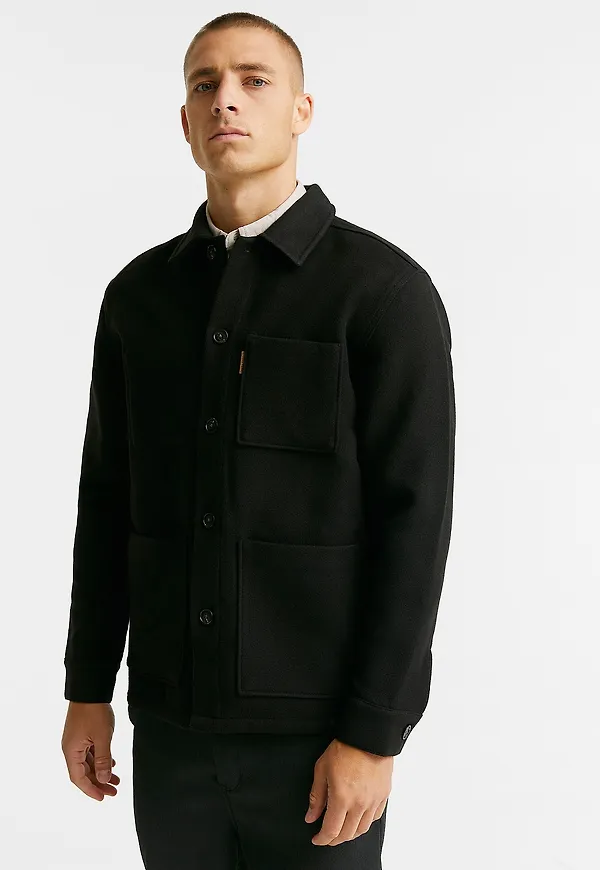 Studio Total - Icon Heavy Overshirt - Svart
