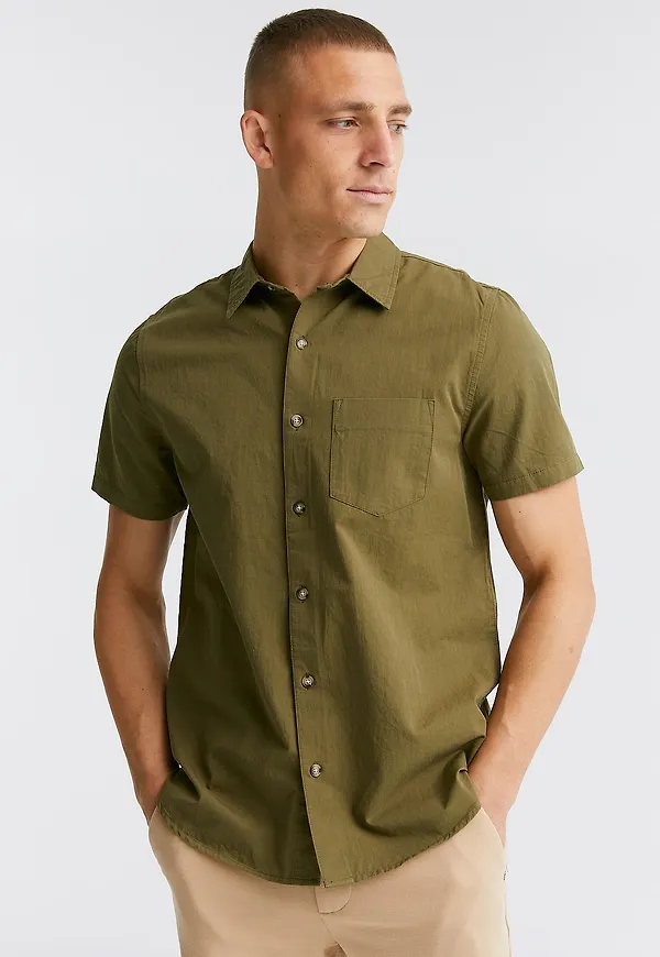 Studio Total - Icon Twill SS Shirt - Grön