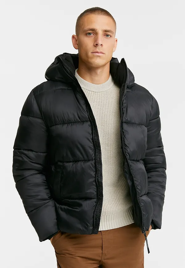 Studio Total - Jacka Recycled Puffer Jacket - Svart