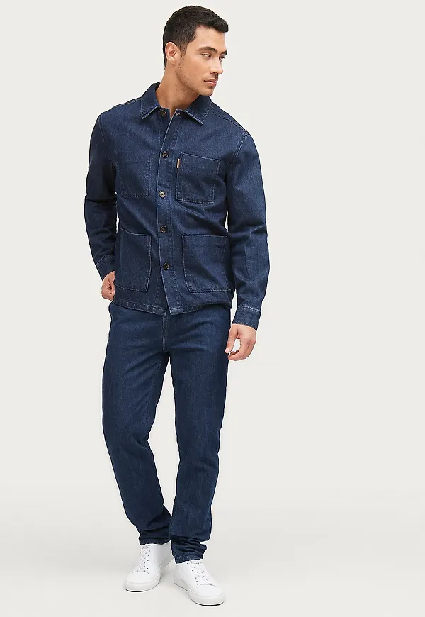 Studio Total - Jeans Tapered Indigo Chino - Blå
