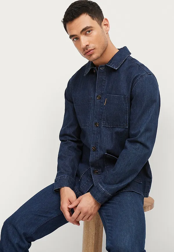 Studio Total - Overshirt Icon Indigo - Blå