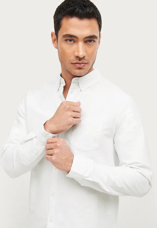 Studio Total - Oxfordskjorta Icon Oxford Shirt - Vit