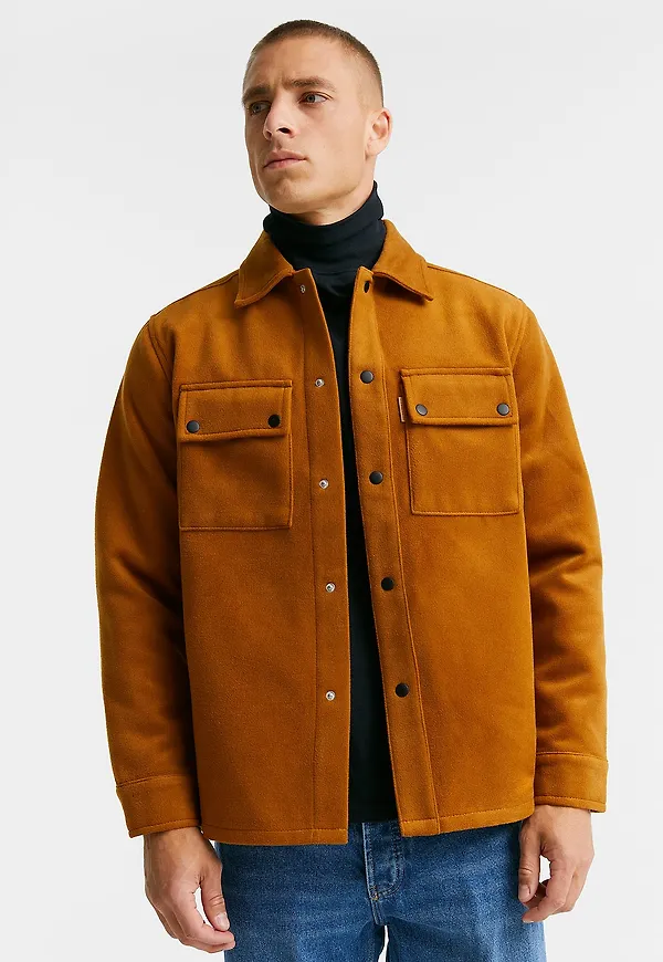 Studio Total - Snap Overshirt - Brun