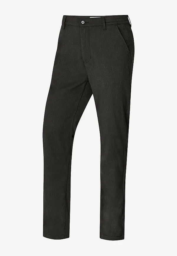 Studio Total - Tapered Twill Trousers - Svart