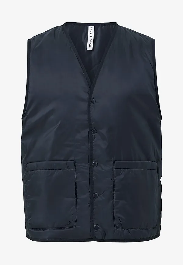 Studio Total - Väst Recycled Padded Vest - Blå