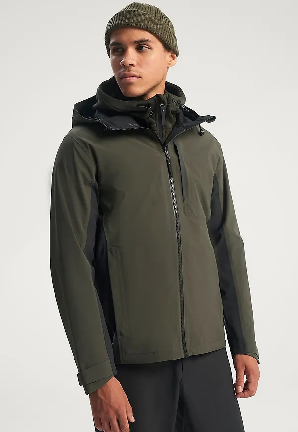 Studio Total Active - Skaljacka 3-Layer Shell Jacket - Grön