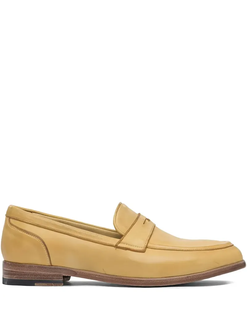 sturlini firenze läderloafers - Gul