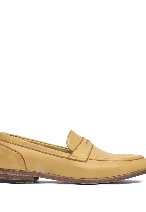 sturlini firenze läderloafers - Gul