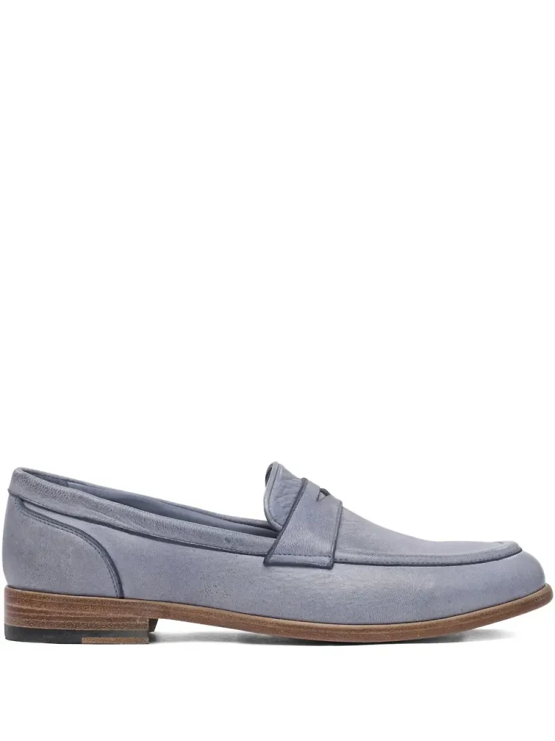 sturlini firenze loafers i läder - Blå