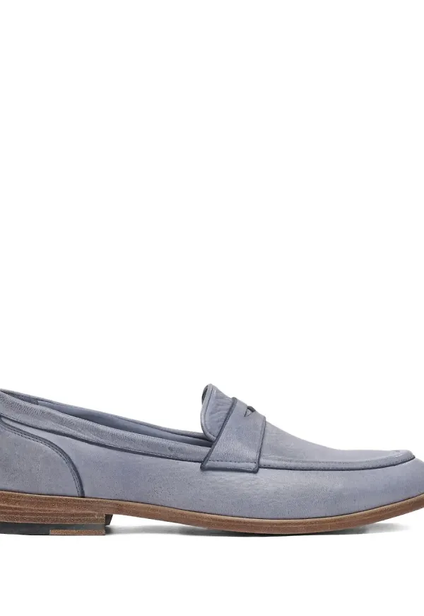 sturlini firenze loafers i läder - Blå