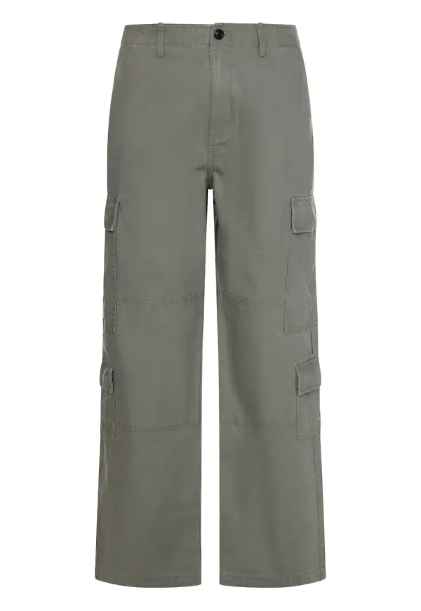 Stüssy cargobyxor med fickor - Grön