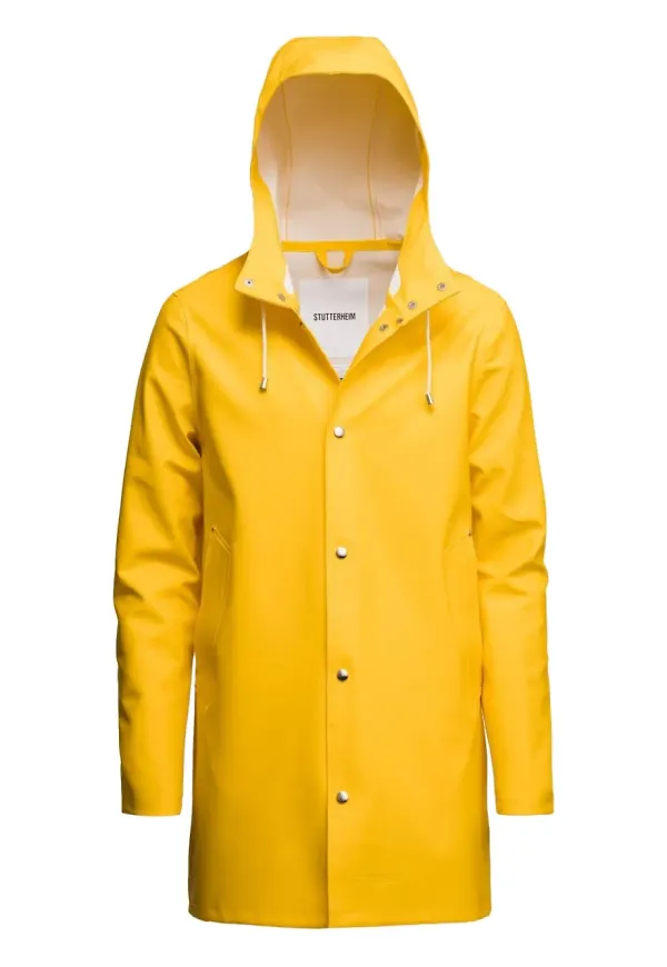 Stutterheim regnjacka med huva - Gul