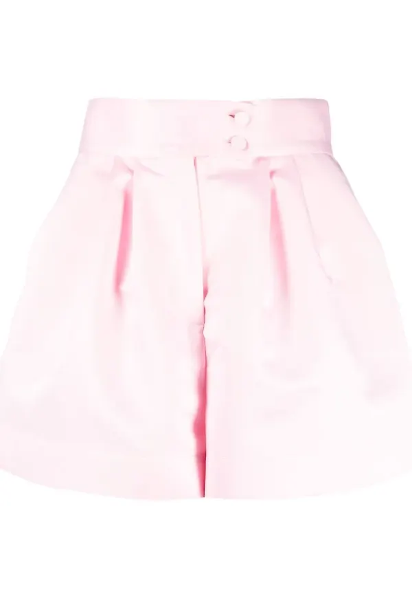 STYLAND shorts med satinfinish - Rosa