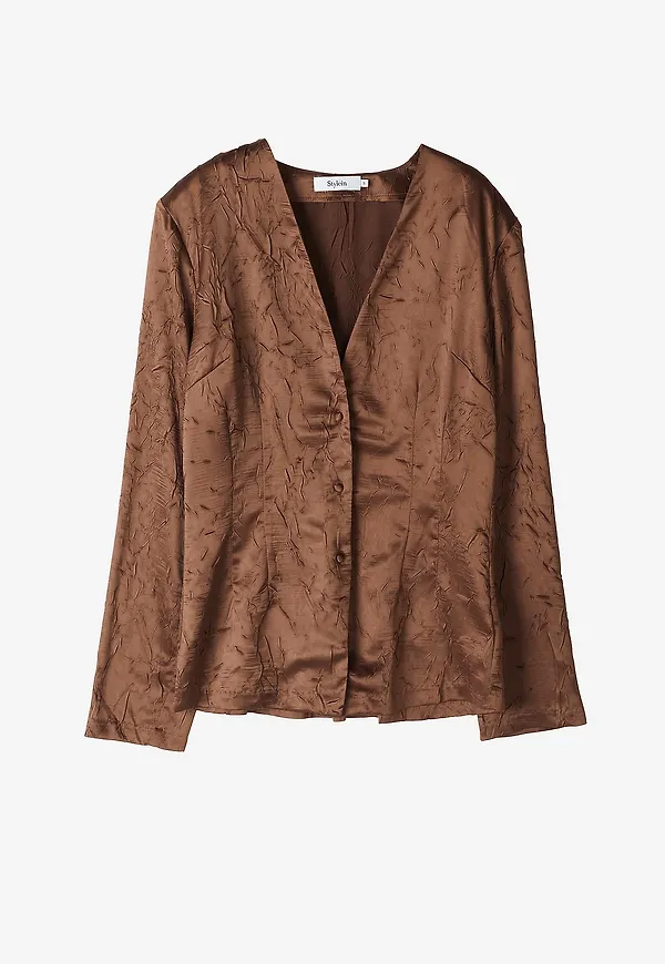 Stylein - Blus Monopoli Top - Brun