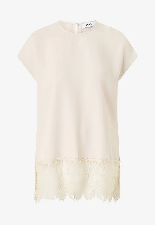 Stylein - Blus Muccino Blouse - Beige