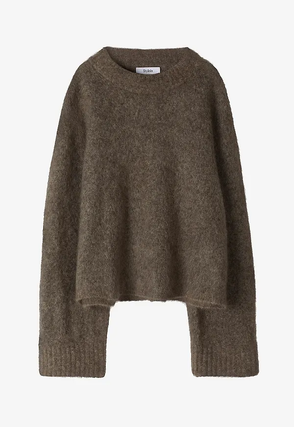 Stylein - Tröja Niclas Short Sweater - Brun