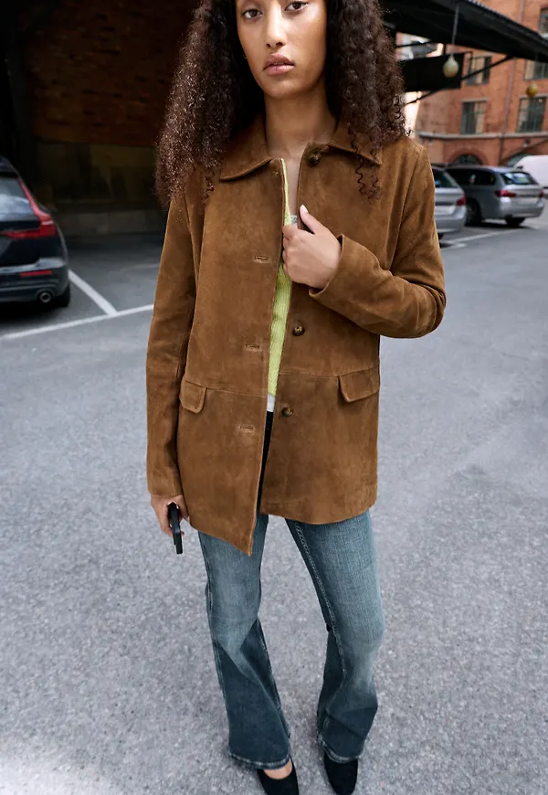 Suede Leather Jacket