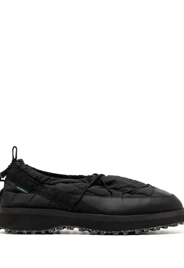 Suicoke Pepper-Trab-Eco quiltade sneakers - Svart
