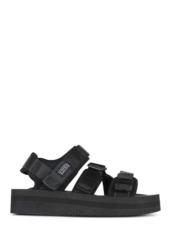 Suicoke platåsandaler - Svart
