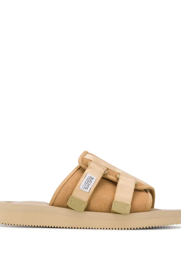 Suicoke slip-ons med dubbla remmar - Neutral