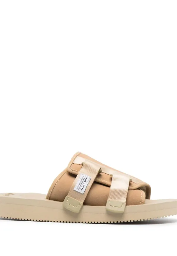 Suicoke tofflor med kardborreband - Neutral
