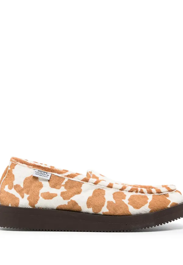Suicoke VHL loafers i kalvhår - Brun