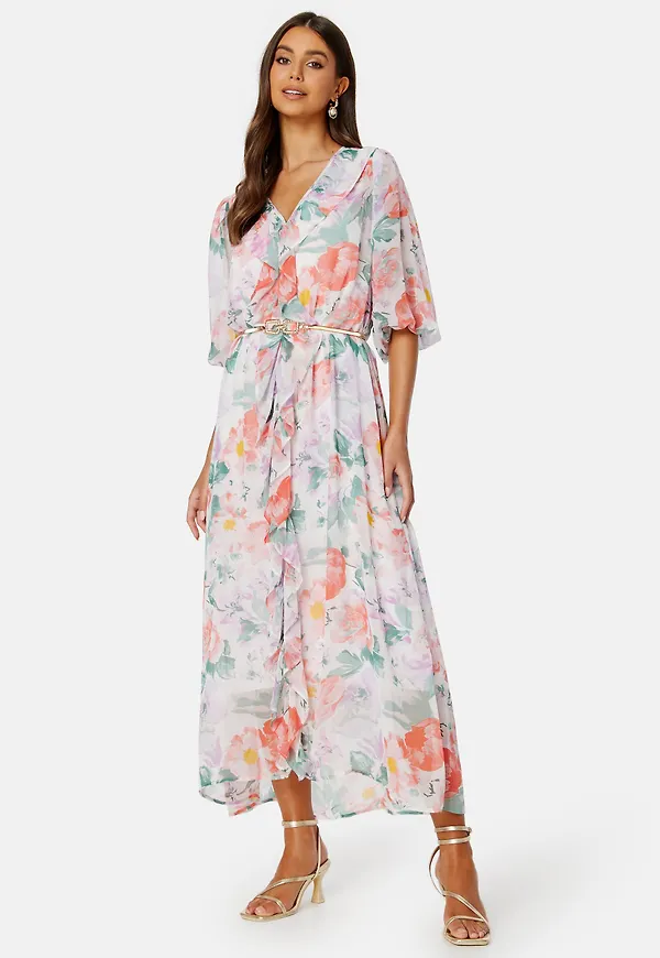 Summer Luxe Frill Maxi Dress