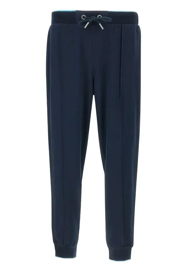 Sun68 plisserade trackpants - Blå