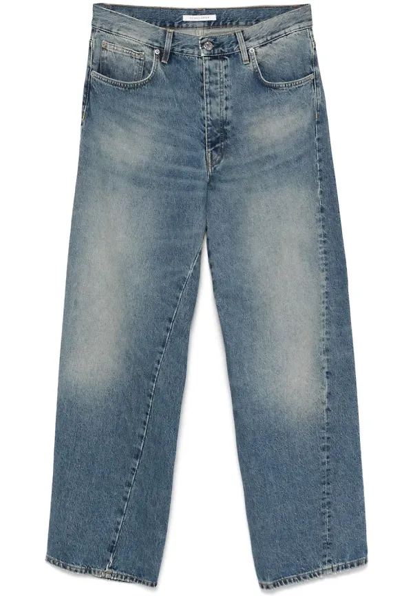 Sunflower Wide Twist jeans - Blå