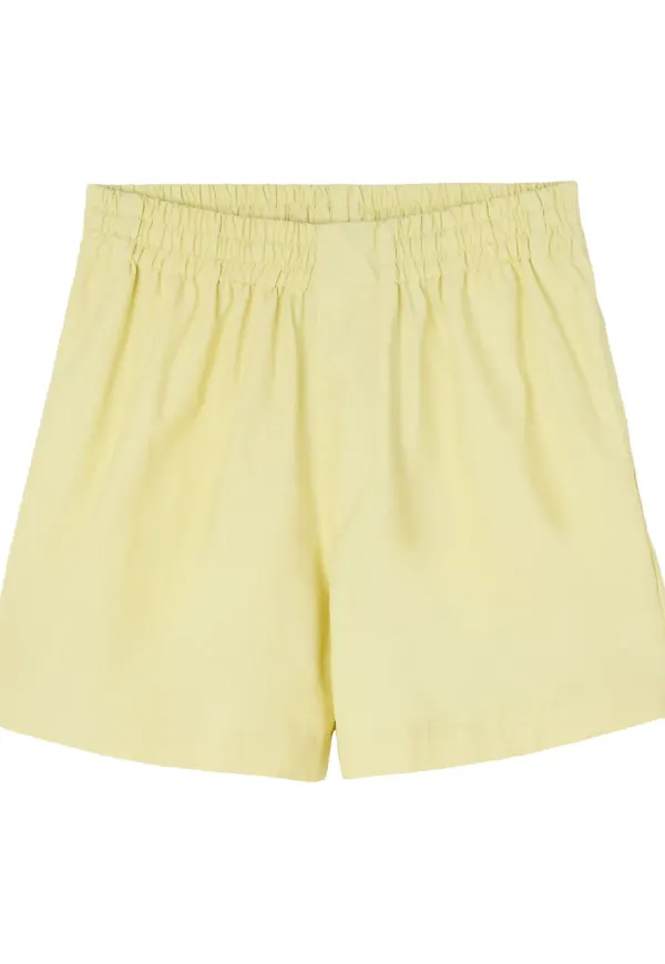 Sunnei shorts med plisserad detalj - Gul