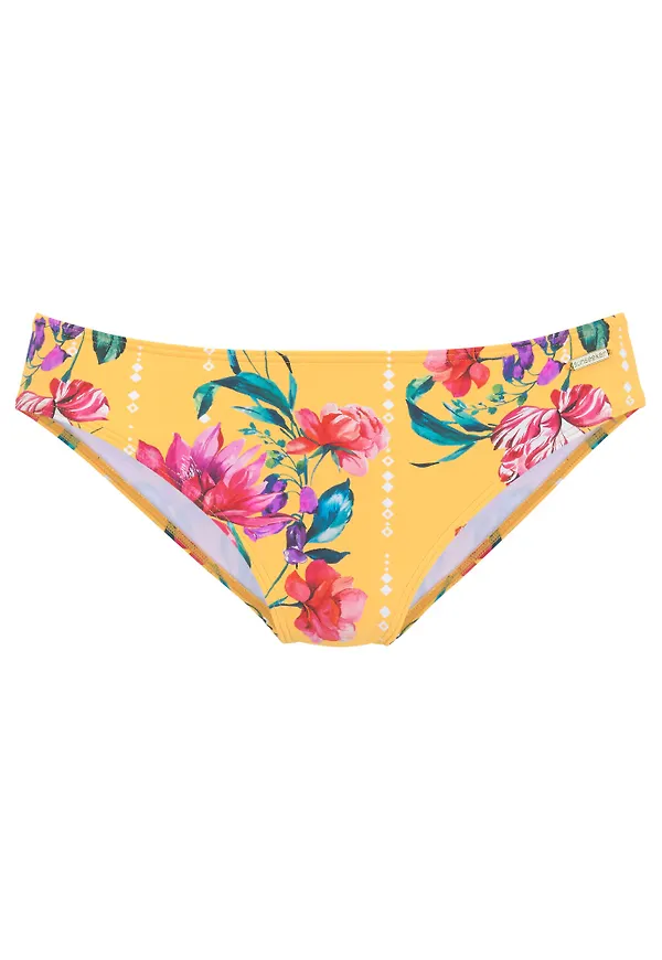 SUNSEEKER Bikiniunderdel guldgul / grön / rosa / rosa / vit