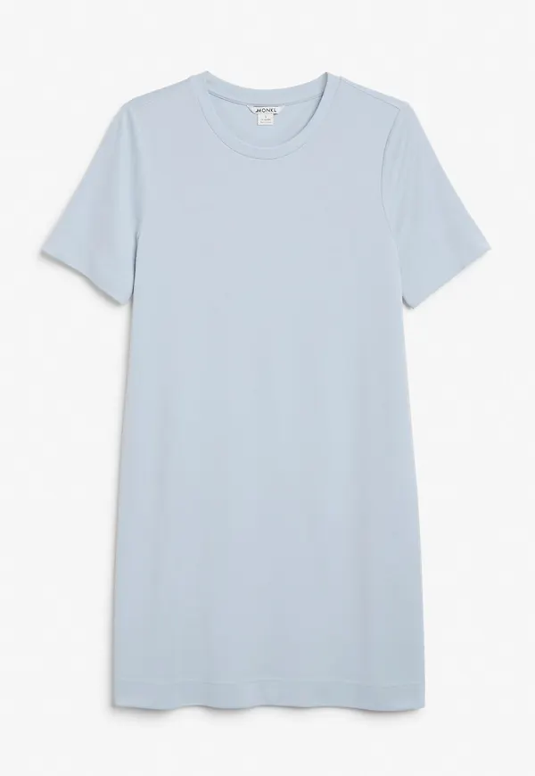 Super-soft t-shirt dress - Blue
