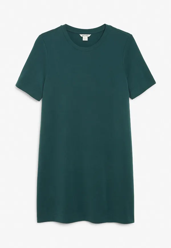 Super-soft t-shirt dress - Green