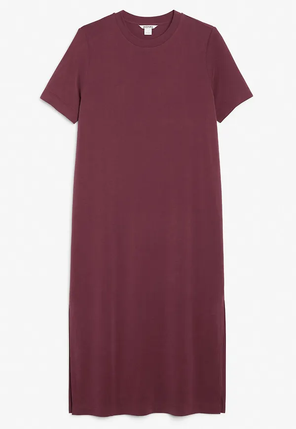 Super-soft t-shirt dress - Red