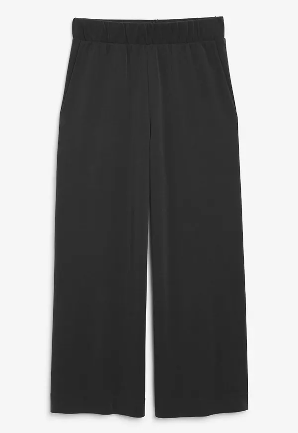 Super-soft trousers - Black