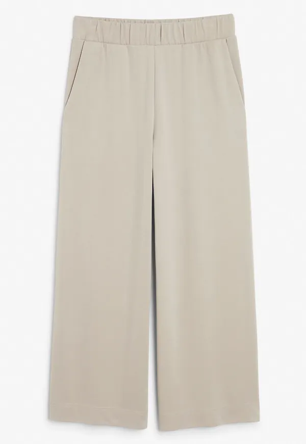 Super-soft trousers - Brown