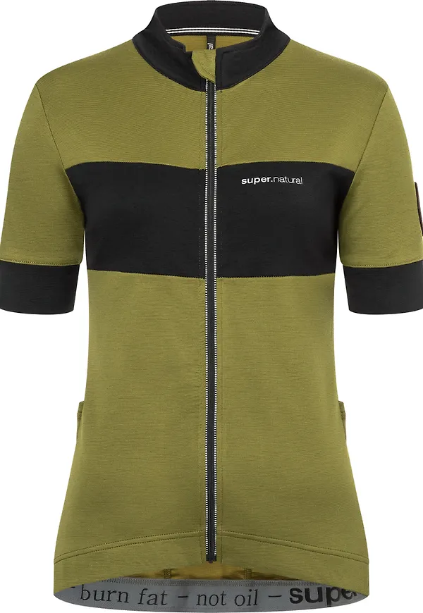 super.natural Women's Grava Jersey Avocado/Jet Black