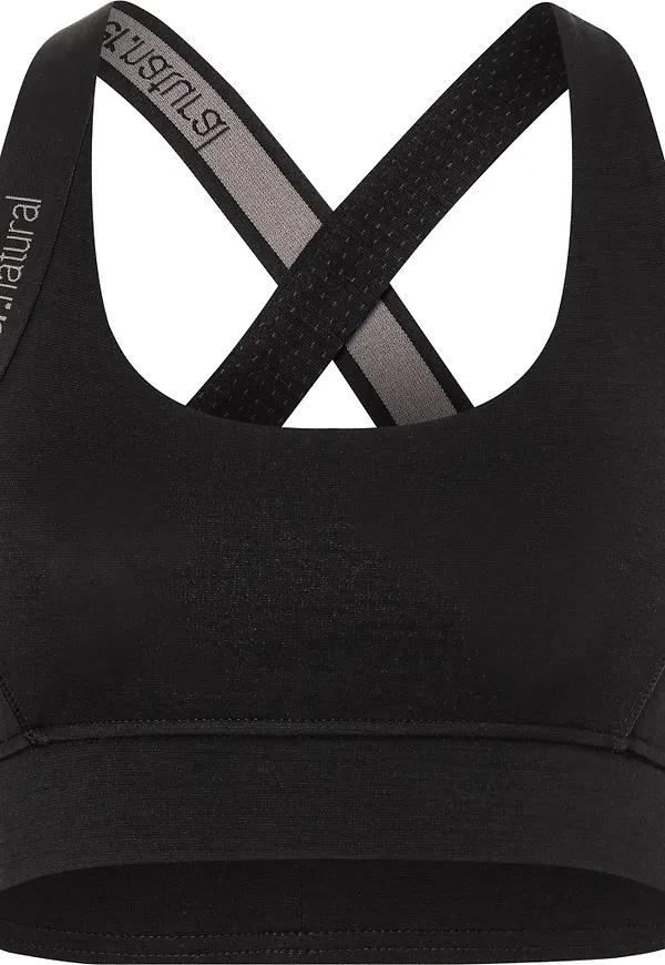 super.natural Women's Rubberrib bra Jet Black