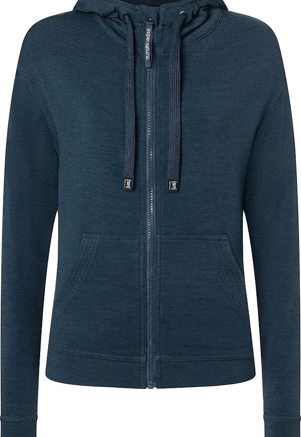 super.natural Women's Solution Hoodie Blueberry