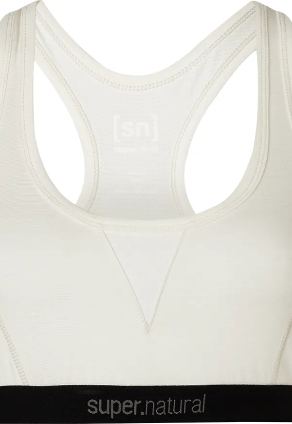 super.natural Women's Tundra220 Semplice Bra Fresh White