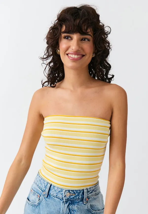Super stretch tube top