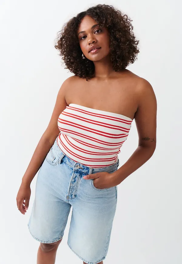 Super stretch tube top