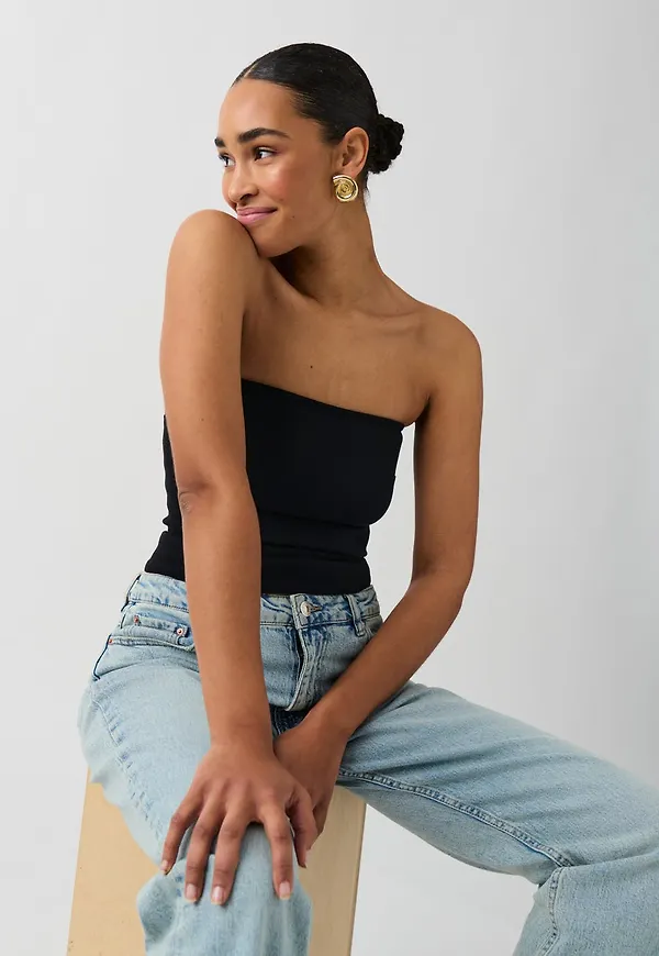 Super stretch tube top