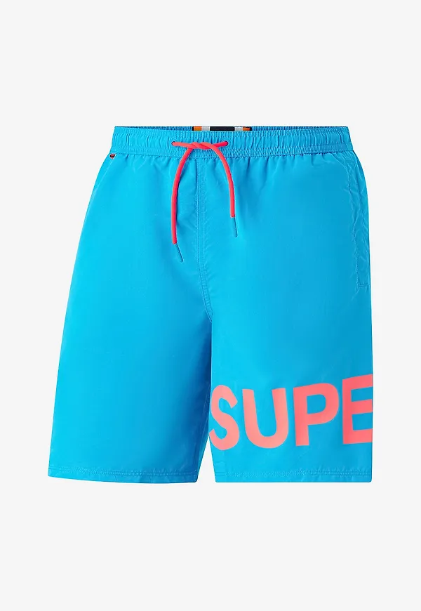 Superdry - Badbyxor Graphic 17 - Blå