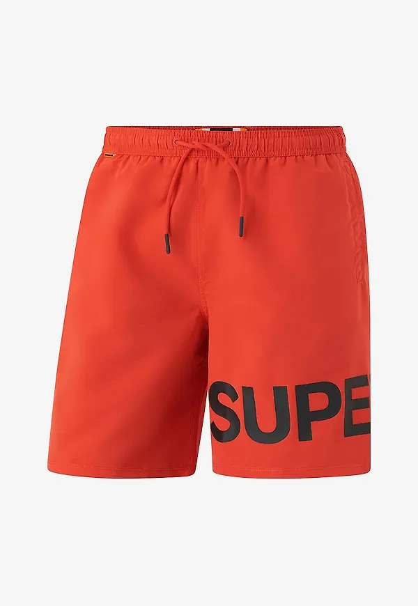 Superdry - Badbyxor Graphic 17 - Röd