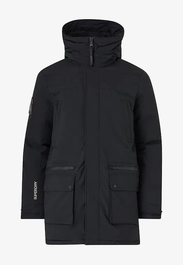 Superdry - Jacka City Padded Parka Jacket - Svart