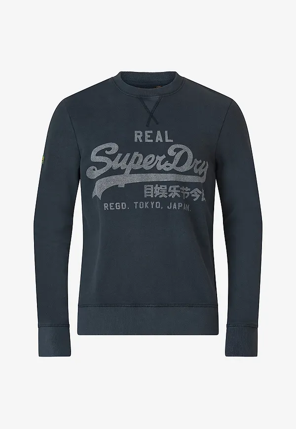 Superdry - Sweatshirt Classic VL Graphic Sweatshirt - Blå
