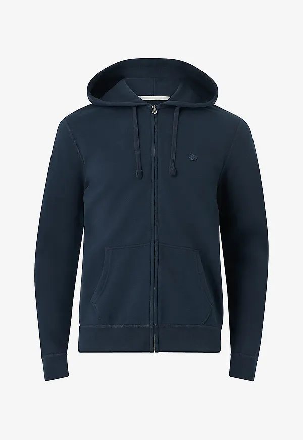 Superdry - Huvtröja Essential Sdco Logo Ziphood - Blå